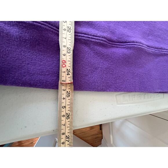 The North Face Retro Logo Hooded Sweatshirt, Purple Women's Medium - Picture 5 of 5